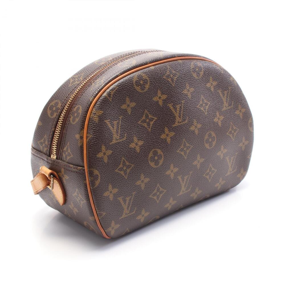 Louis Vuitton Brown Blois Monogram Leather Bag Shoulder Canvas